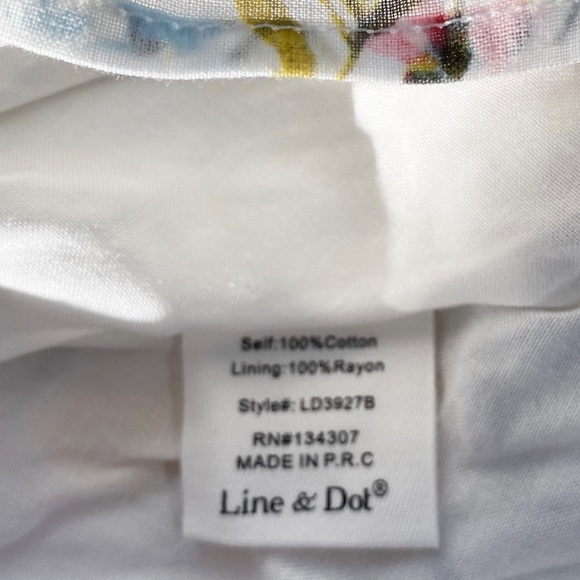 NEW LINE & DOT REVOLVE Fleur Yellow Flower Print Dress - Picture 10 of 14